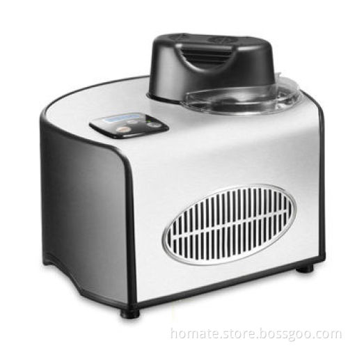 1.5L Ice Cream Maker, Built-in Cooling System and Self Blending for All Kinds of Making